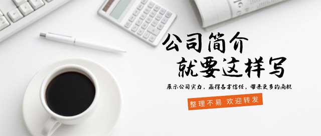 公司簡介經(jīng)典寫作模板范文