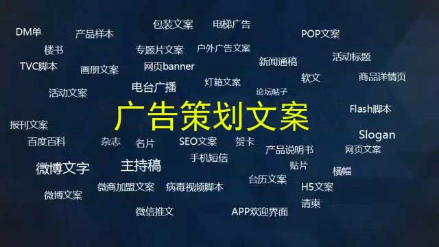 2021年廣告策劃文案寫作模板