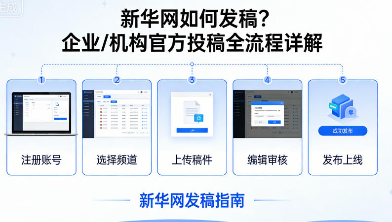 新華網如何發稿？企業/機構官方投稿全流程詳解
