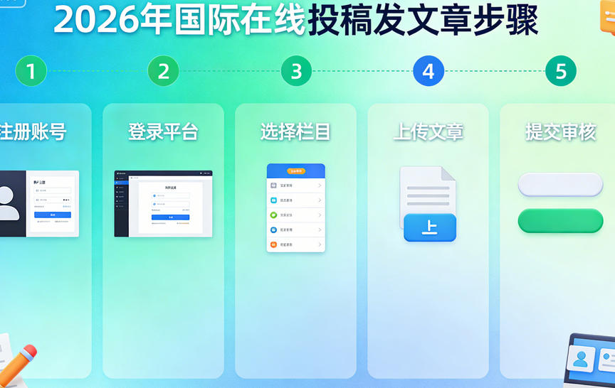 軟文世界公開2026年國際在線投稿發文章步驟